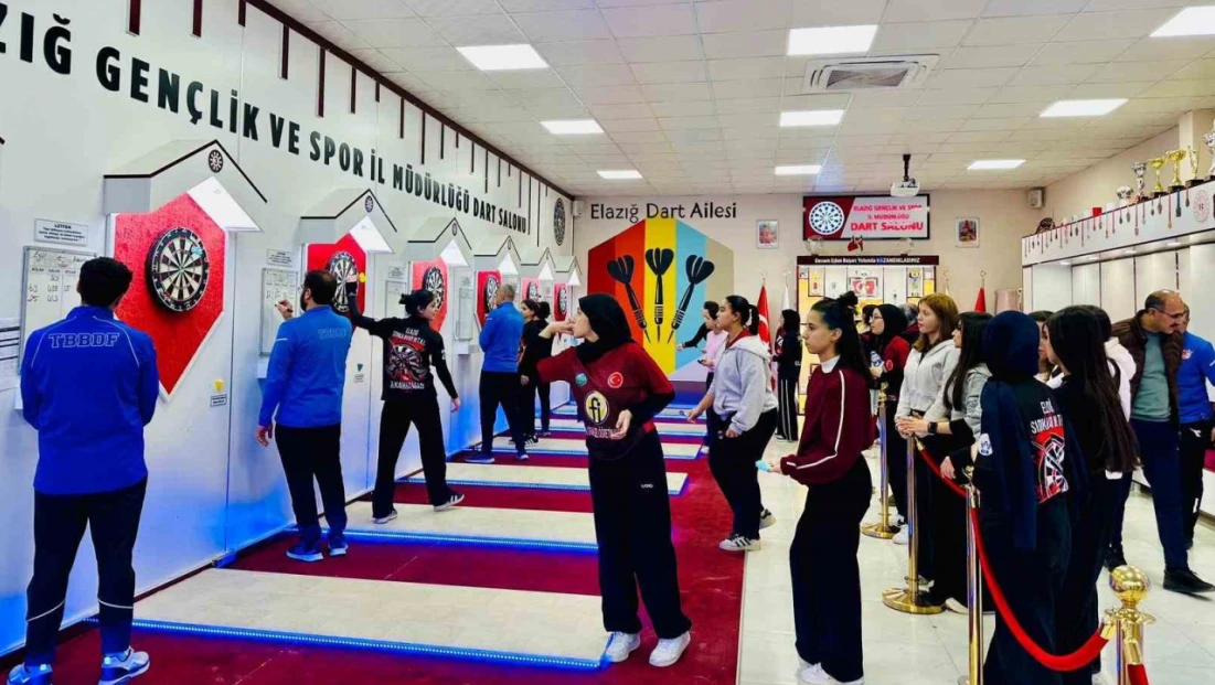 Elazığ'da dart müsabakaları sona erdi