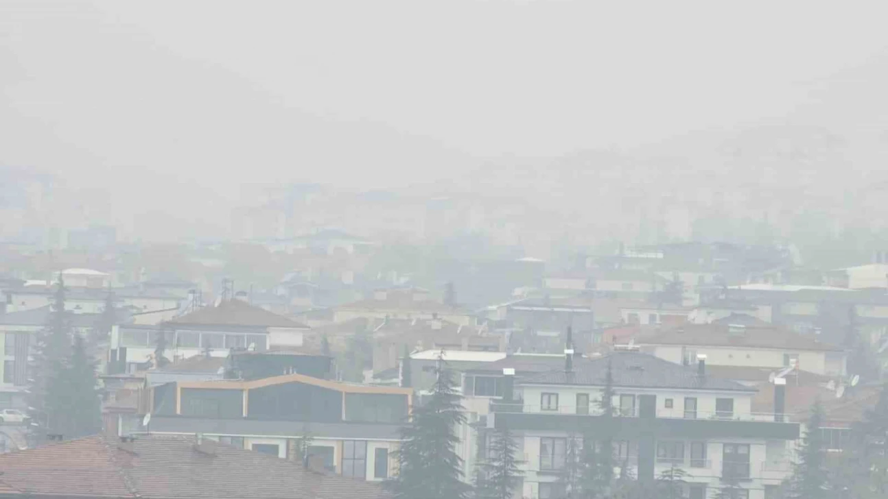 Elazığ'ın yüksek kesimlerinde sis etkili oluyor