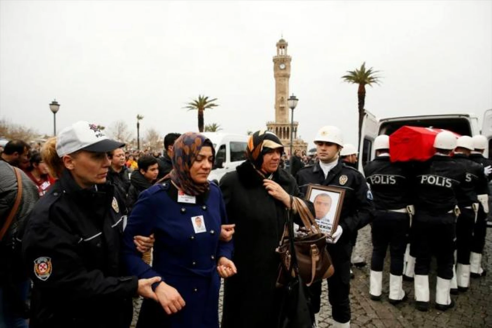 Kahraman babaya en acı veda..