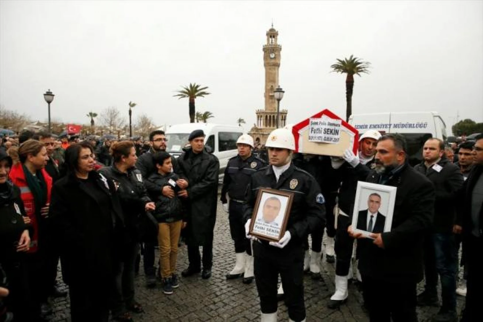 Kahraman babaya en acı veda..