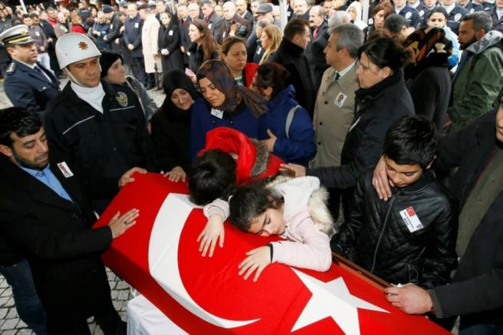 Kahraman babaya en acı veda..