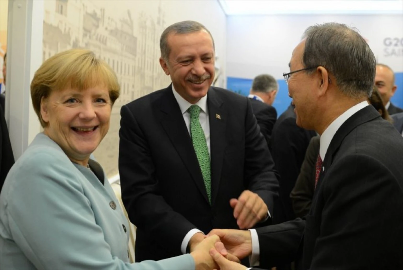 Dünden bugüne Erdoğan ile Merkel'in görüşmeleri