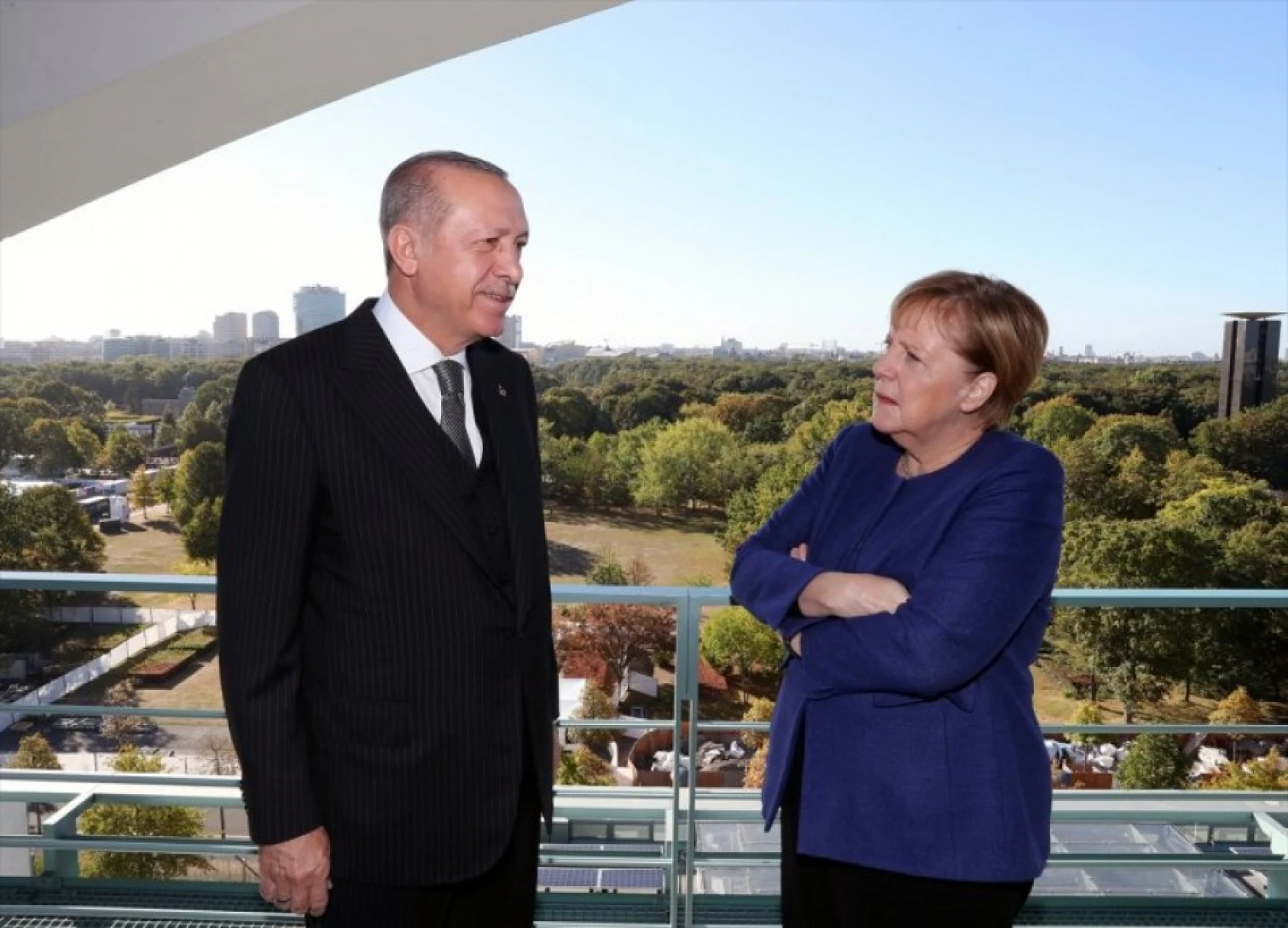 Dünden bugüne Erdoğan ile Merkel'in görüşmeleri