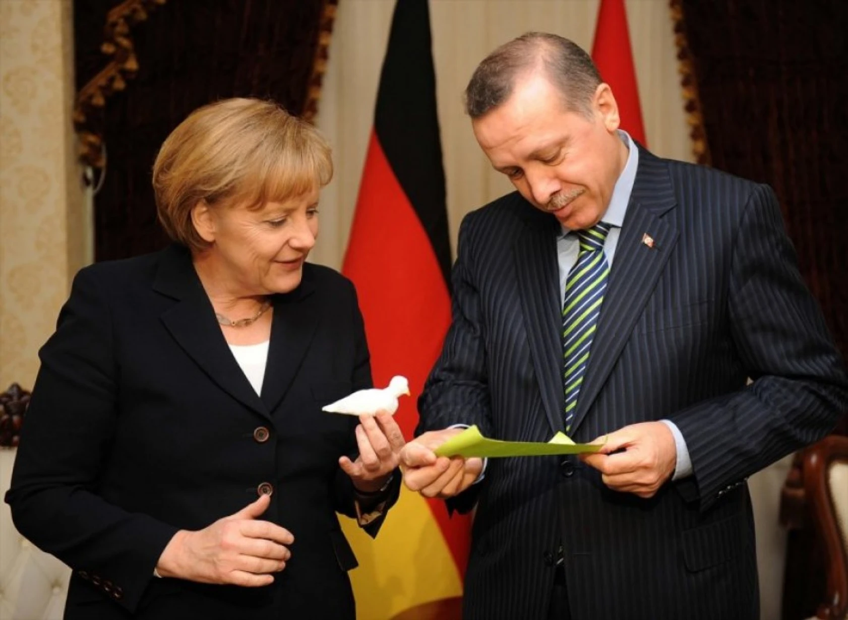 Dünden bugüne Erdoğan ile Merkel'in görüşmeleri