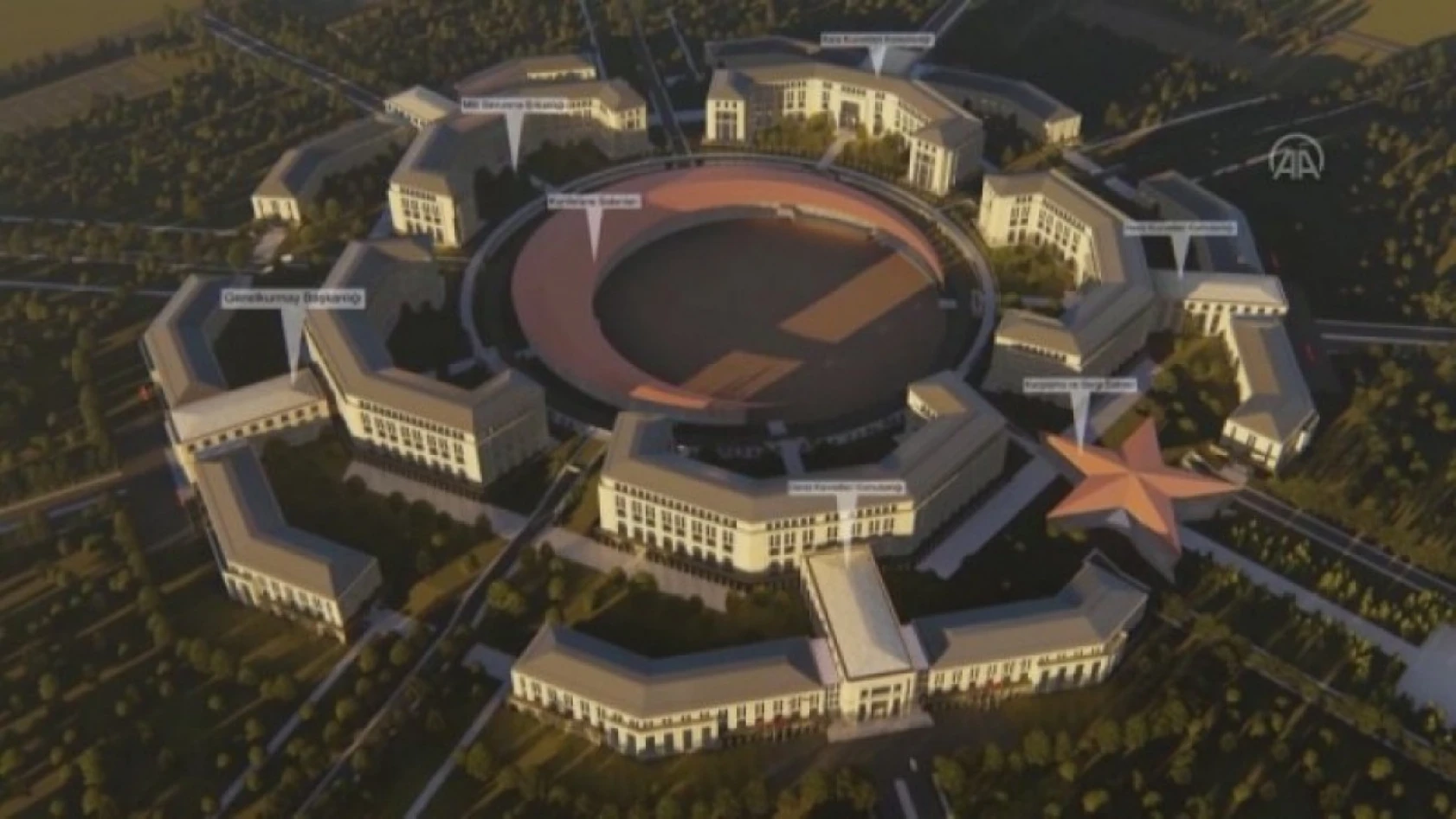 Ay Yıldız Karargahı'nın yapımına başlandı