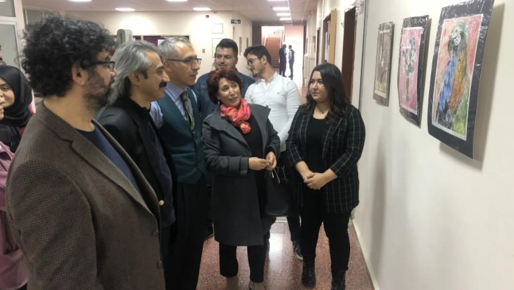 Fırat Üniversitesinde Özgün Baskı Resim Sergisi Açıldı