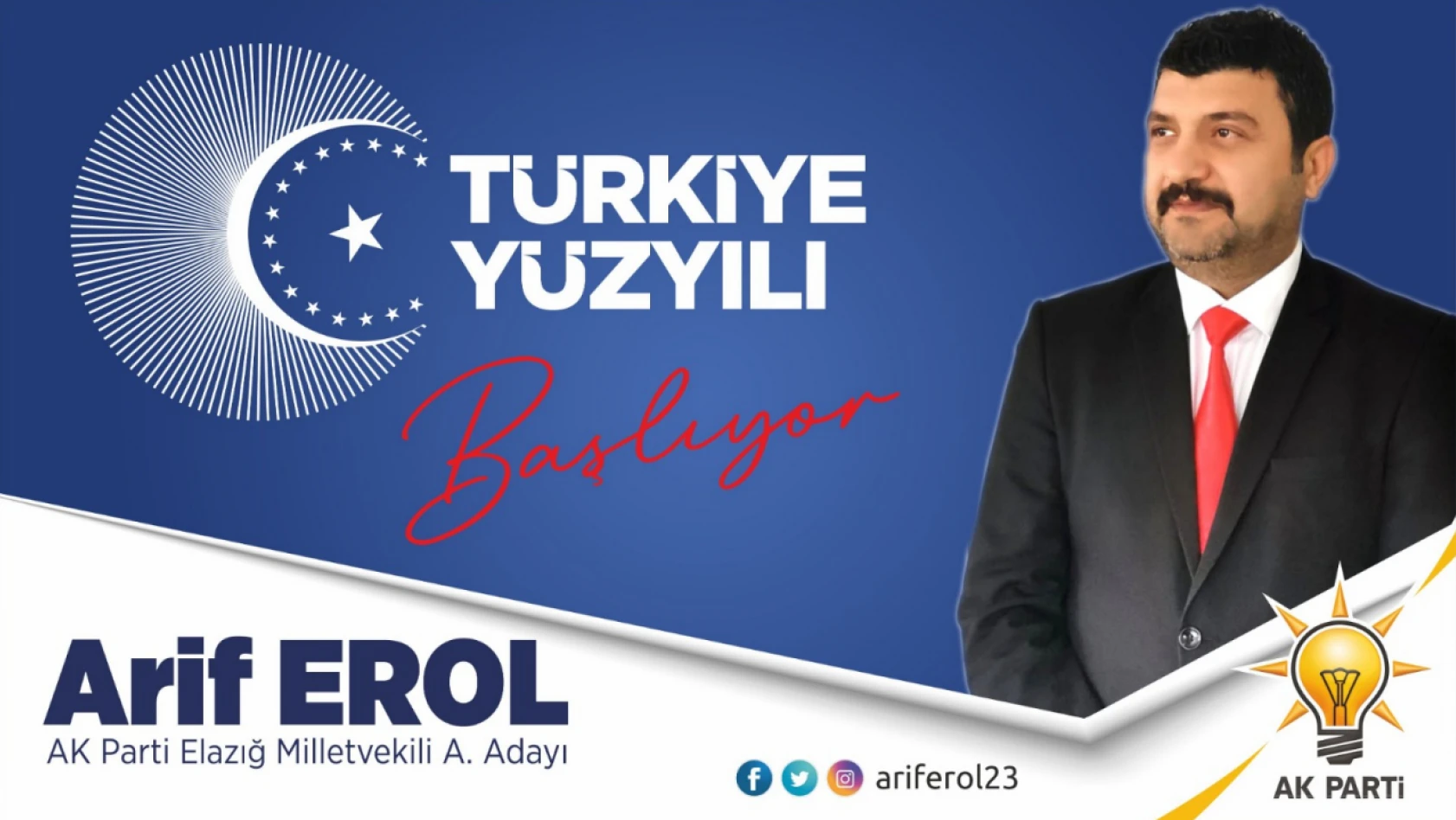 Arif EROL AK Parti  Elazığ Milletvekilliği A. Adaylığını  Açıkladı.