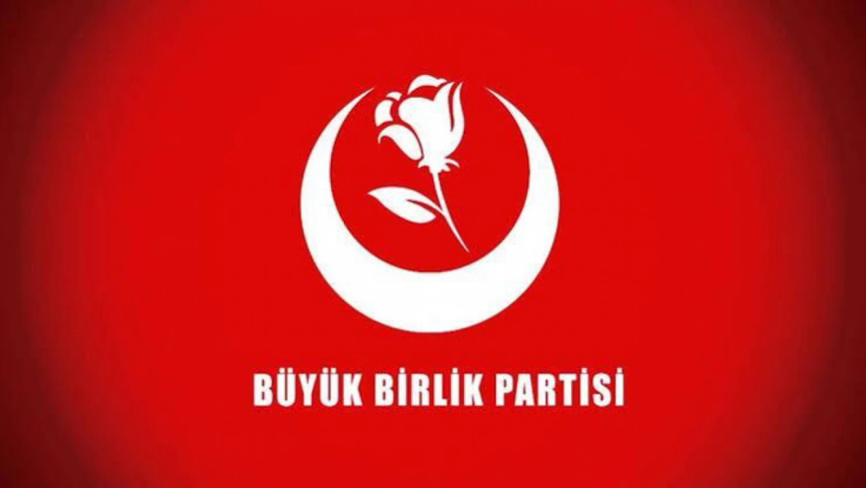 Büyük Birlik Partisi'nin Elazığ'daki Milletvekili Adayları Belli Oldu