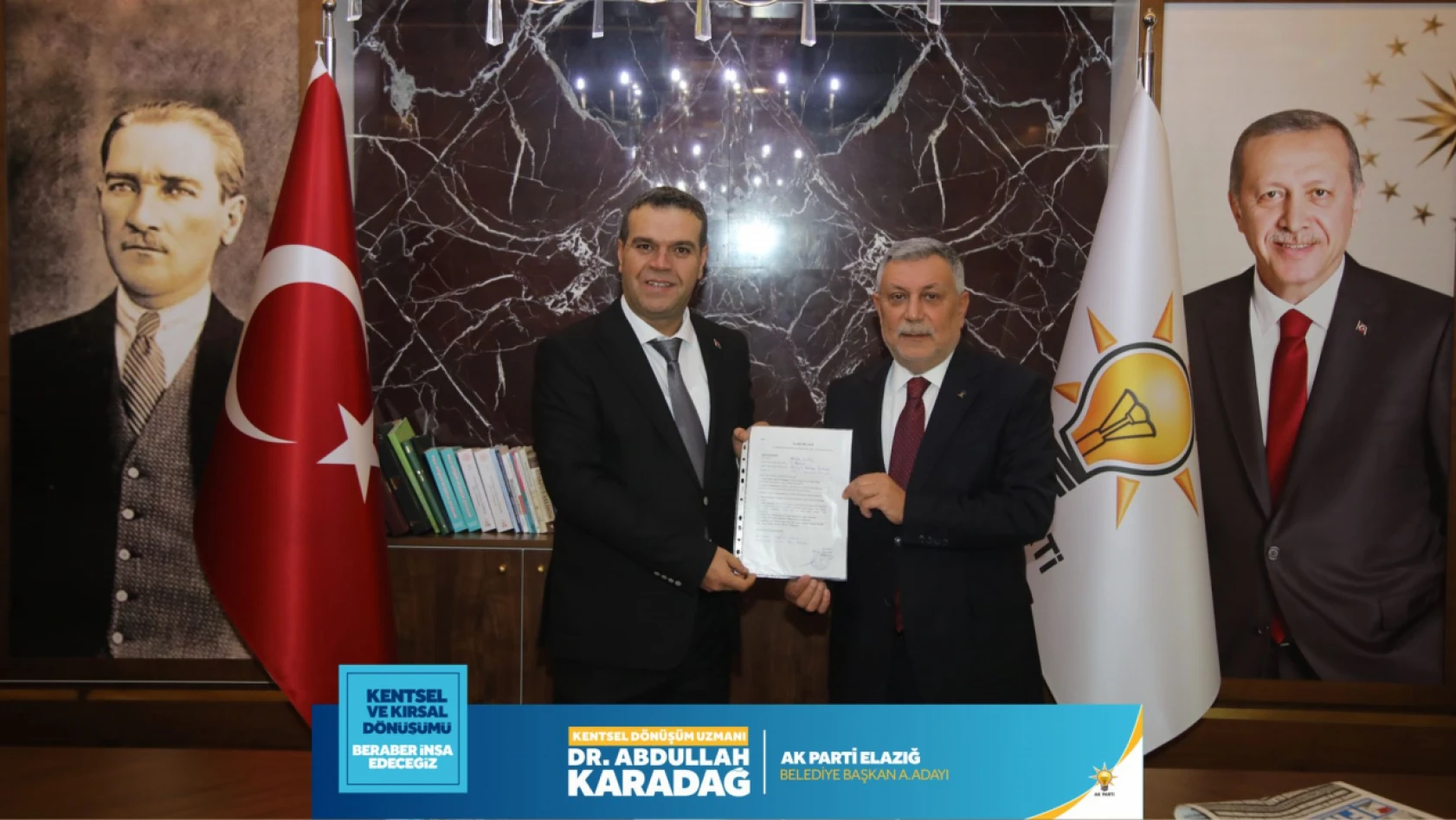 Dr. Karadağ AK Parti'den Aday Adaylığı Başvurusunda Bulundu