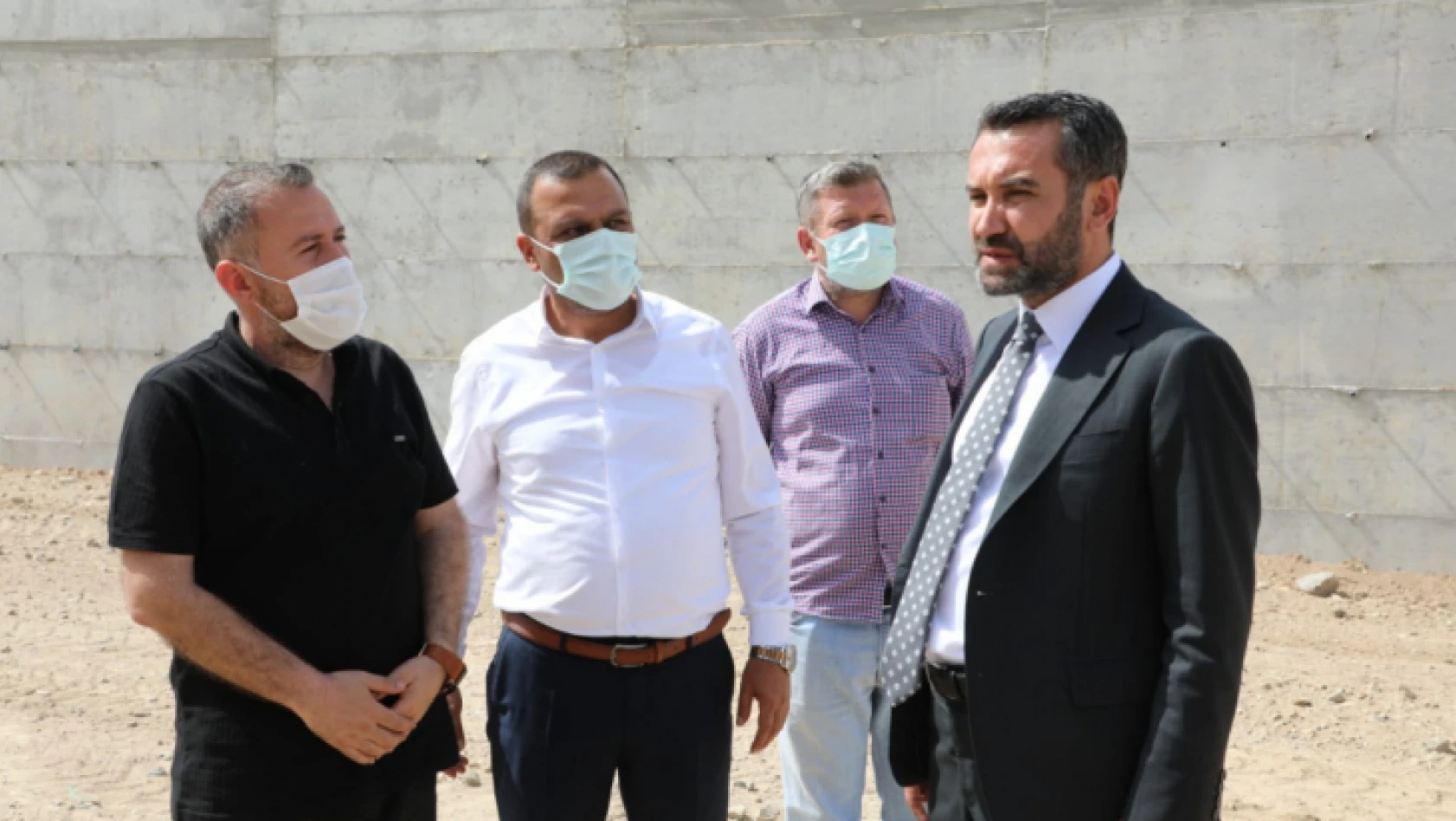 Elazığ Belediyesi Mezarlıklar Müdürlüğü Hizmet Binası İnşası, Büyük Oranda Tamamlandı