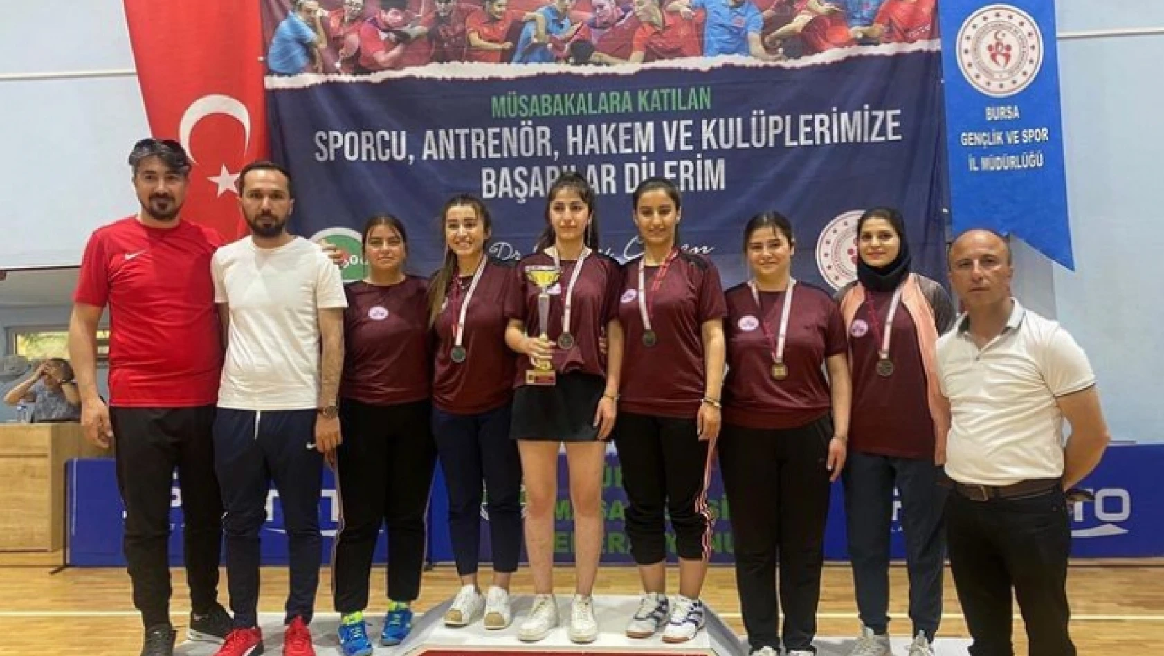 Elazığ Belediyespor Masa Tenisi 1. Ligi'ne yükseldi