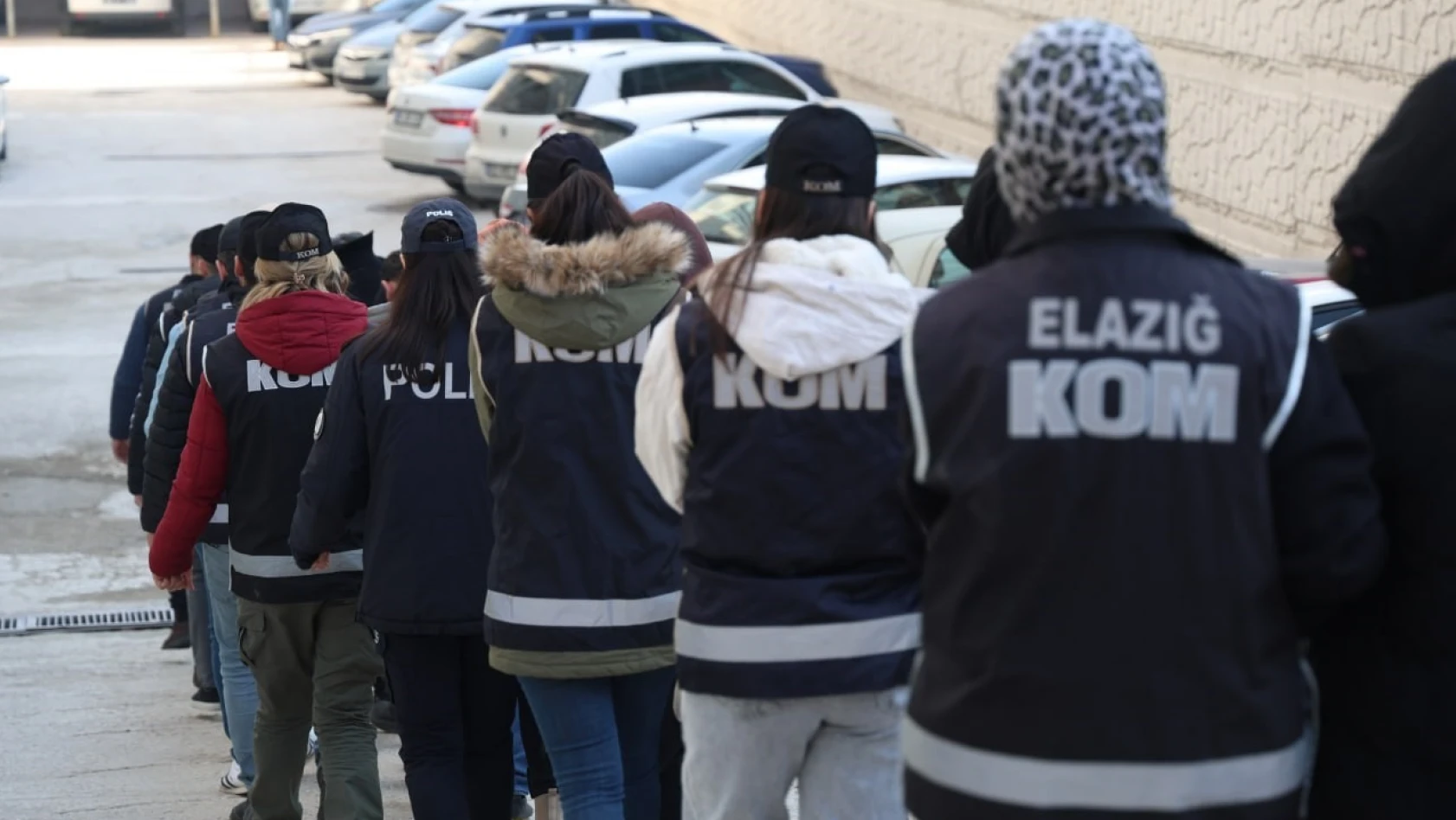 Elazığ'da 'Cımbız' Operasyonu: 16 Şüpheli Gözaltına Alındı