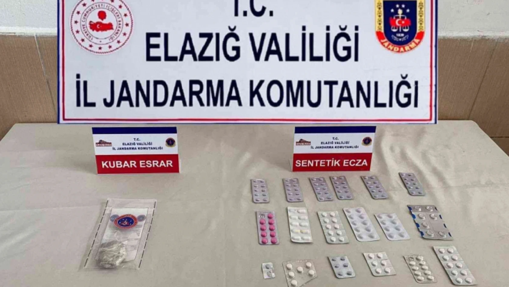 Elazığ'da 149 adet kırmızı reçeteli ilaç ele geçirildi