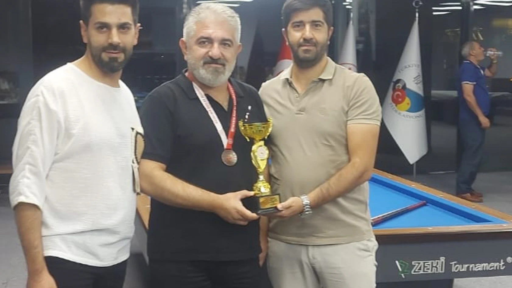 Elazığ'da 2. Etap 3. Bant Bilardo İl Şampiyonası Gerçekleştirildi