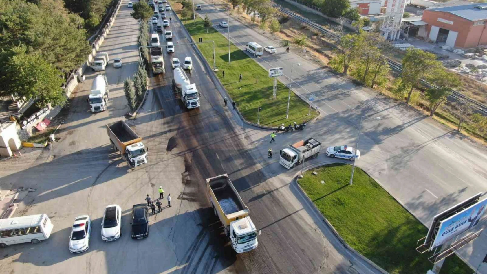 Elazığ'da dron destekli şok trafik denetimleri devam ediyor