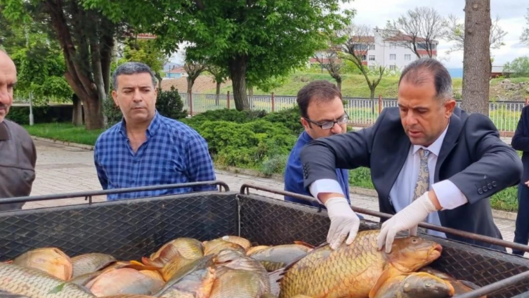 Elazığ'da kaçak avlanan 500 kilogram balık yakalandı
