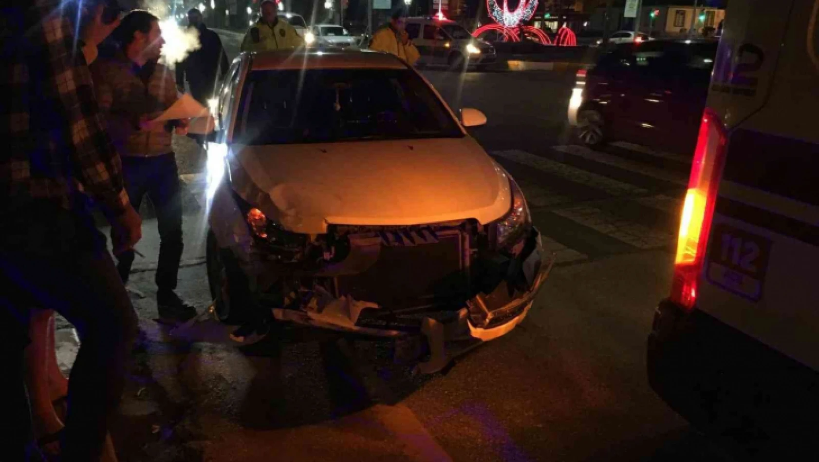 Elazığ'da trafik kazası : 1 yaralı