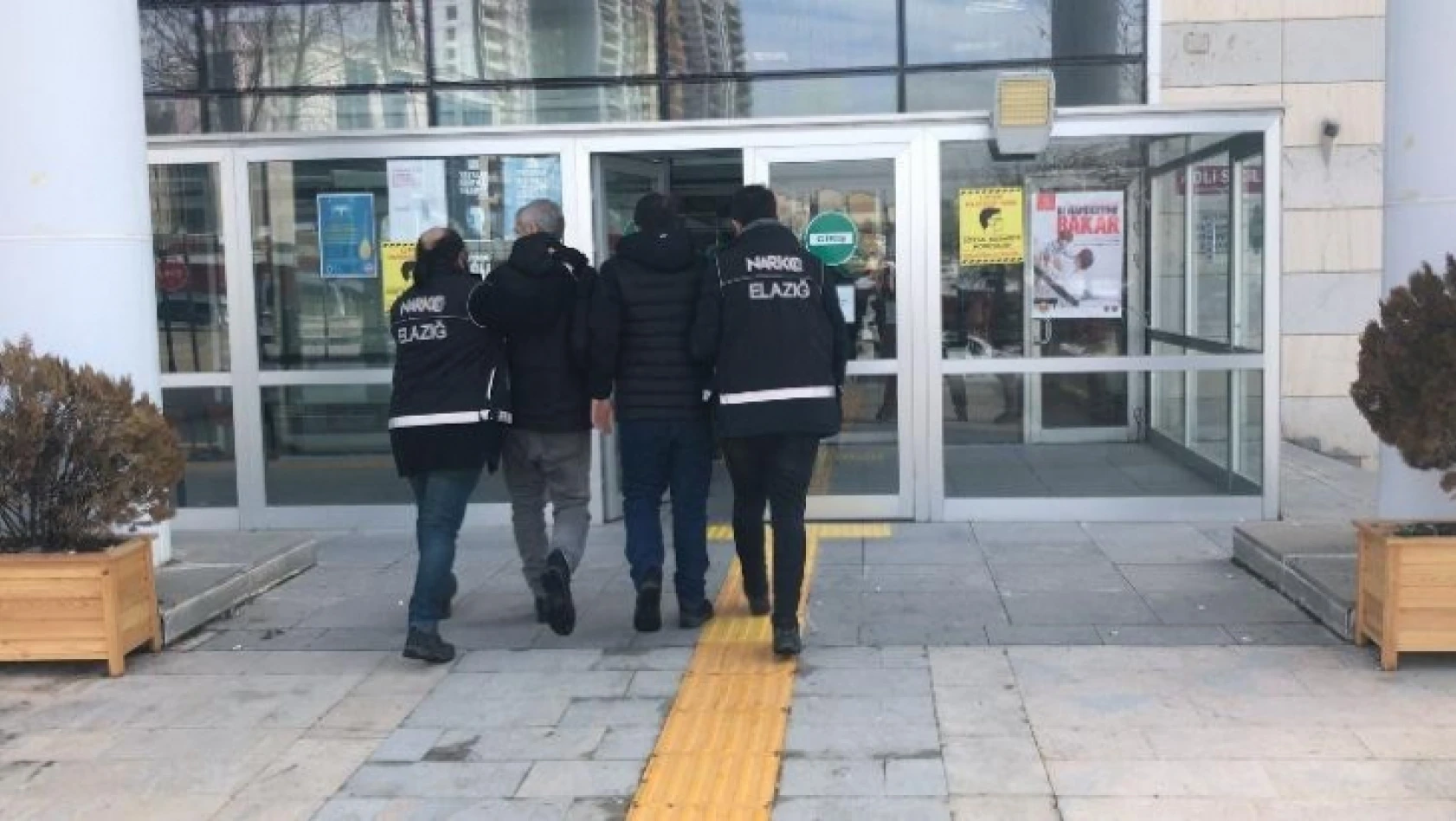 Elazığ'da uyuşturucu operasyonunda gözaltına alınan zanlı tutuklandı