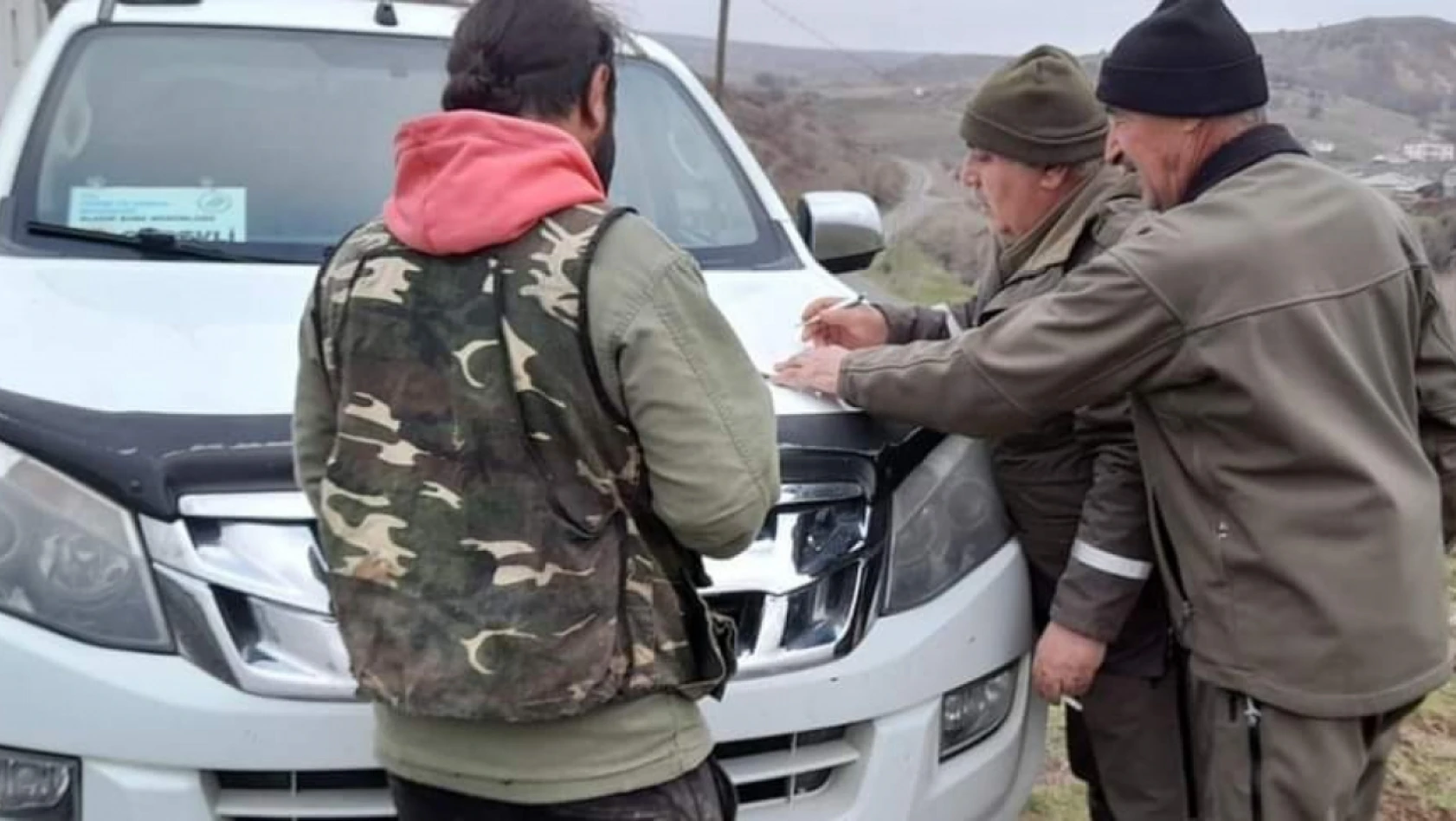 Elazığ'da yasa dışı avcılık yapan 9 kişiye idari işlem uygulandı