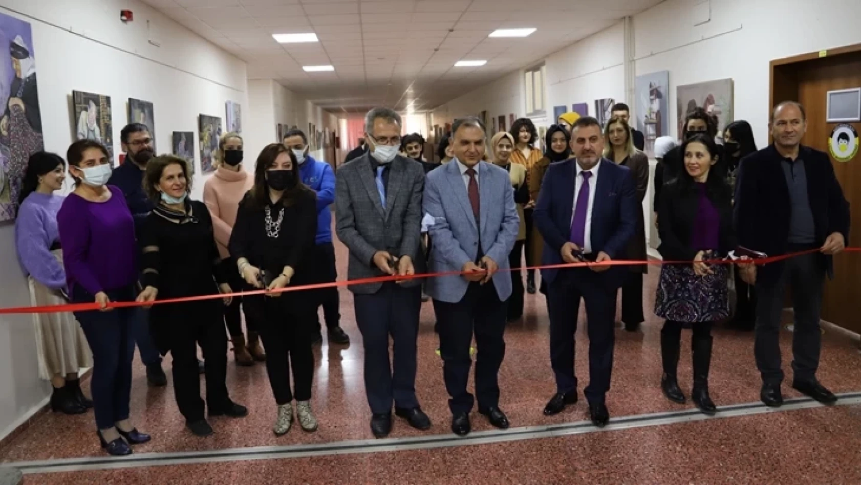 Fırat Üniversitesi'nde Resim Sergisi Açıldı