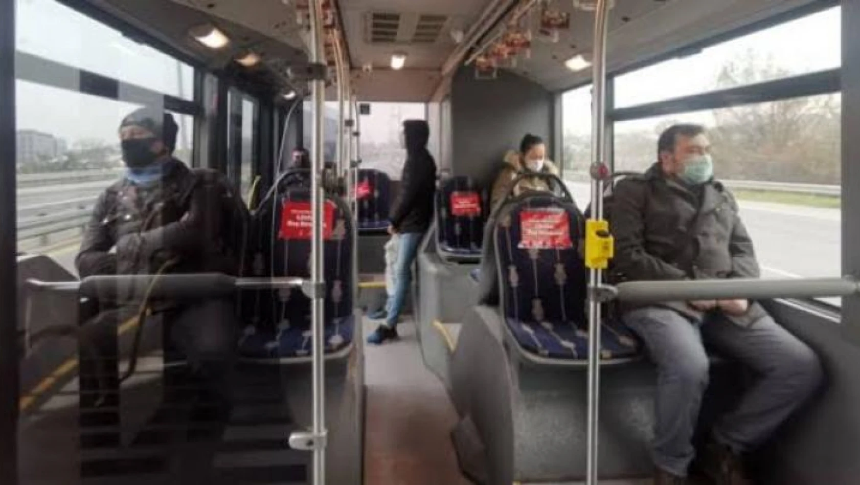 Elazığ Belediyesi'' Toplu Taşıma Araçlarına Maskesiz Yolcu Alınmayacak''
