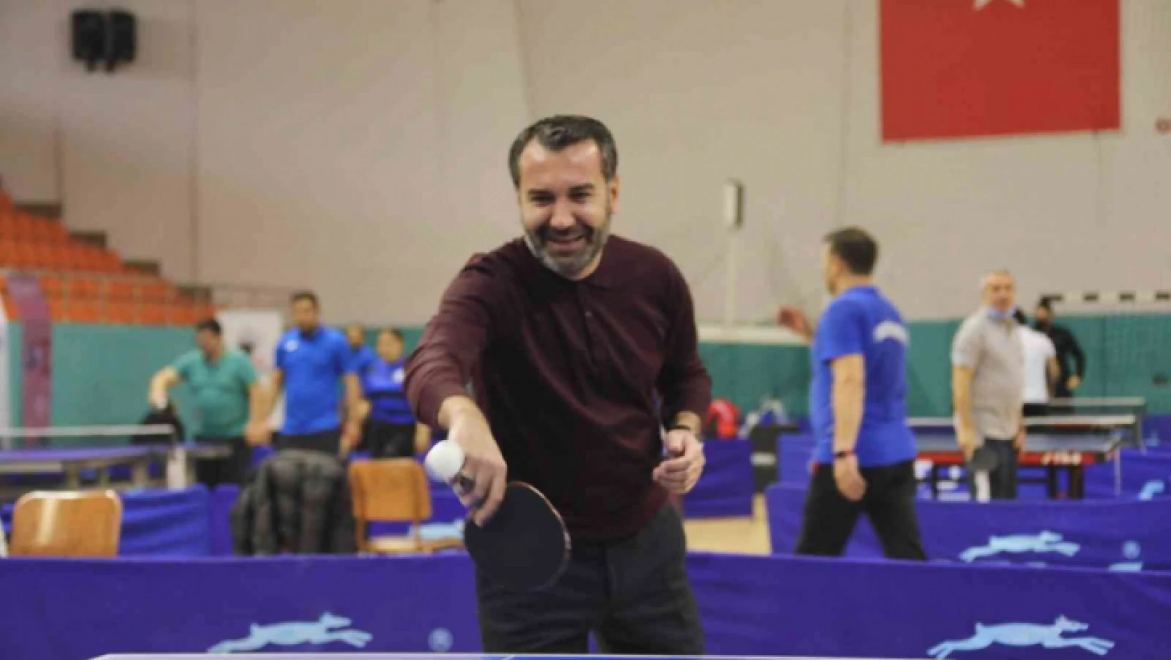 Kurum ve Kuruluşlar Arası Masa Tenisi Türkiye Şampiyonası Elazığ'da yapılacak