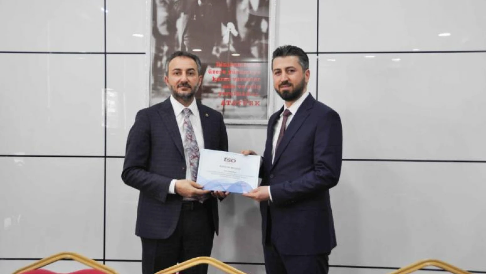 Kosgeb Girişimcilik Belgeleri ve Elazığ Tso Akademi Sertifikaları Hak Sahiplerine Törenle Verildi