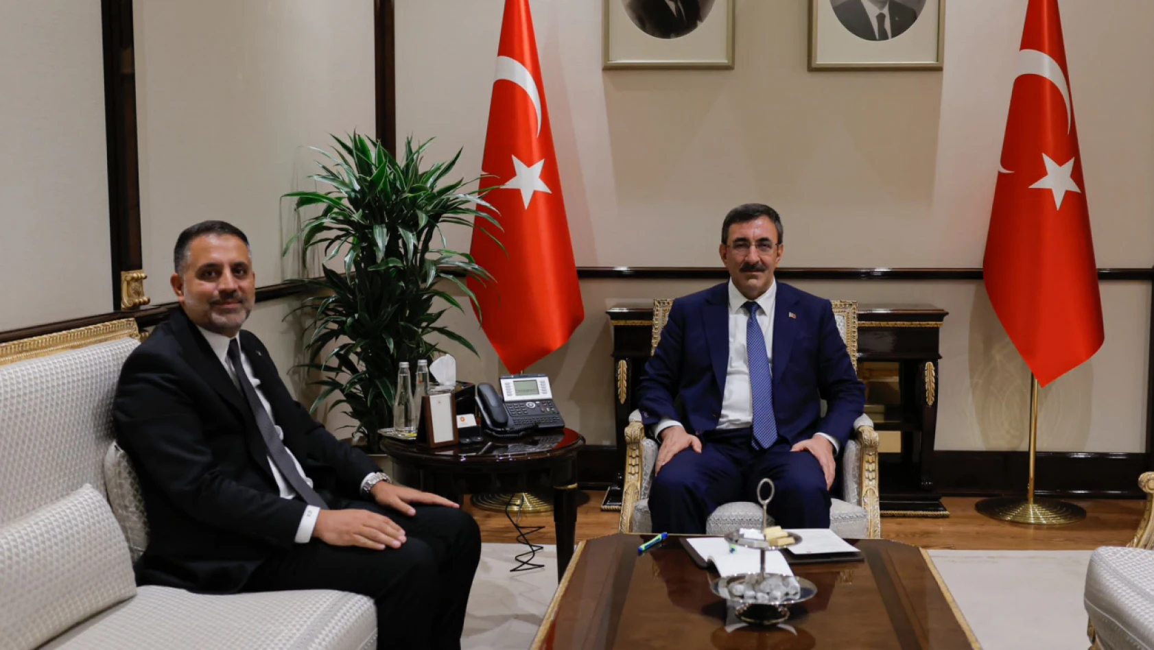 Veysel Demirci, Cumhurbaşkanı Yardımcısı Cevdet Yılmaz İle Görüştü