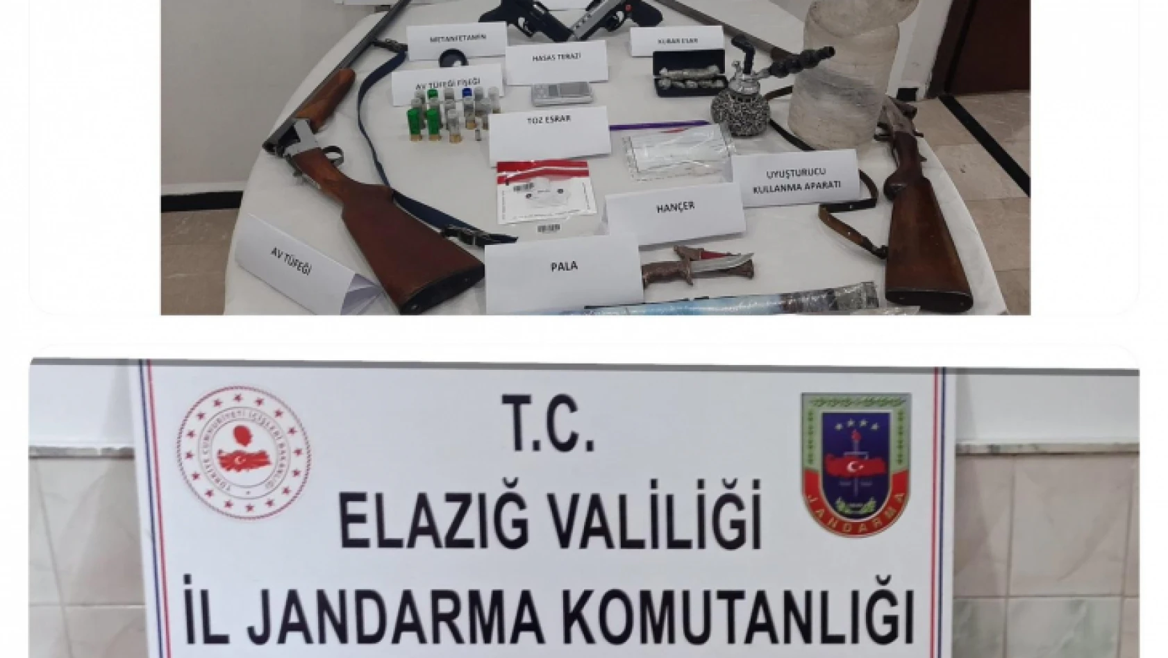 Elazığ'da zehir tacirlerine darbe