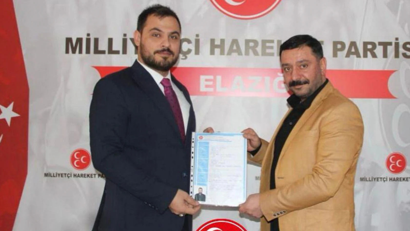 Ünal Er, MHP Elazığ Belediye Meclis Üyeliği Başvurusunu Yaptı