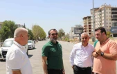 Başkan Şerifoğulları, Hazardağlı Kavşağı'nda incelemelerde bulundu