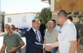 Elazığ Belediye Başkanı Şerifoğulları, incelemelerini sürdürüyor