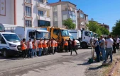 Elazığ Belediyesi, kentin dört bir yanında temizlik çalışmasına devam ediyor