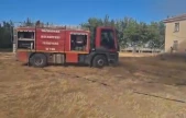 Elazığ'da ahır yangını