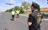 Elazığ'da bayram öncesi dron destekli trafik denetimi