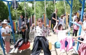Elazığ'da çocuklar Geri Dönüşüm Parkı'nda doyasıya eğlendi