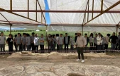 Elazığ'da öğrenciler tarihi mozaiği inceledi