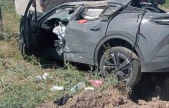 Elazığ'da otomobil şarampole uçtu: 4 yaralı