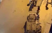 Elazığ'da otomobil takla attı