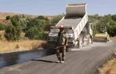 Elazığ'ın köylerinde asfaltlama çalışmaları sürüyor