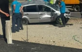 Elazığ otomobil takla attı: 1 yaralı