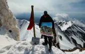 Elazığlı sporcu Erciyes Dağı'na tırmandı