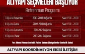 Elazığspor altyapı seçmeleri başlıyor
