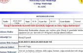 Meteorolojiden Elazığ'a 'kuvvetli yağış' uyarısı