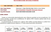Meteorolojiden sıcak çarpmasına karşı uyarı