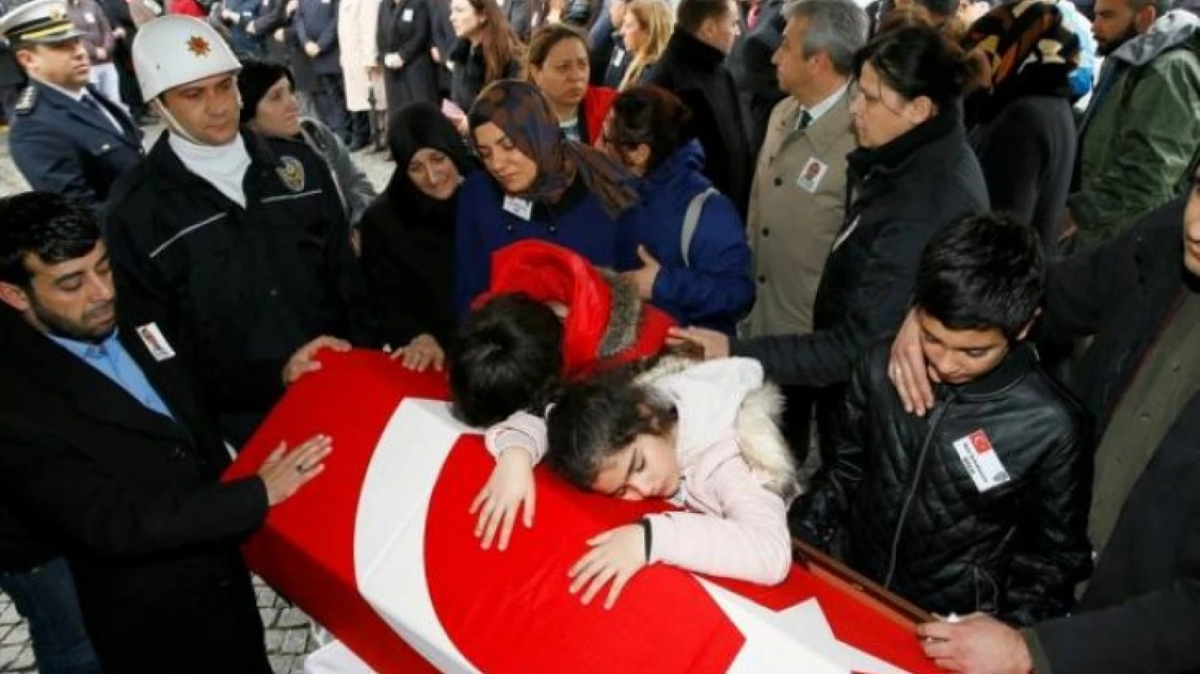 Kahraman babaya en acı veda..