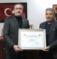 Işıkver'e Fahri Hemşehrilik Beratı