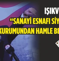 Işıkver, 'Sanayi Esnafı Siyaset Kurumundan Hamle Bekliyor'