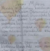 Nevşehirli Minik Neşet'ten Elazığ İl Müdürü'ne Yürek Isıtan Mektup
