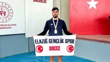 Elazığlı sporcu Türkiye 3'üncüsü oldu